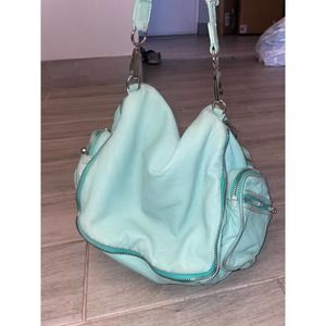 Alexander Wang Light Blue Jane Zip Leather Tote